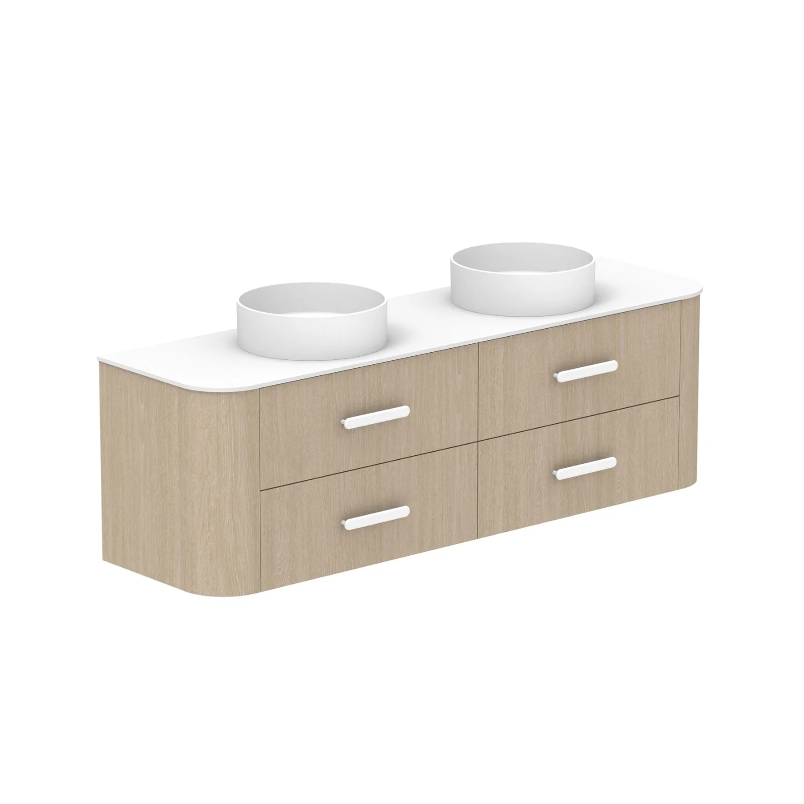 ADP Thea Wall Hung Vanity with Durasein Benchtop - Image 15