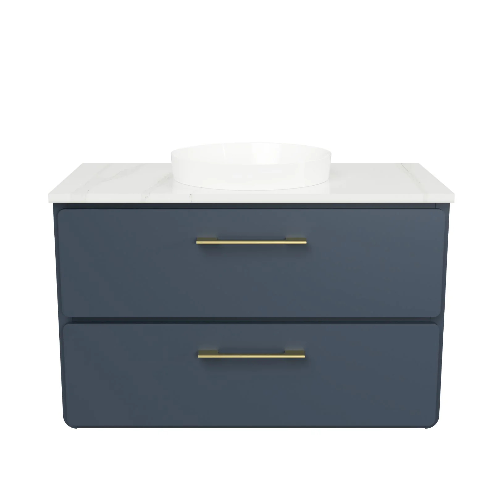 Timberline Colby Wall Hung Vanity with Silk Surface Top and Above Counter Basin - Image 8